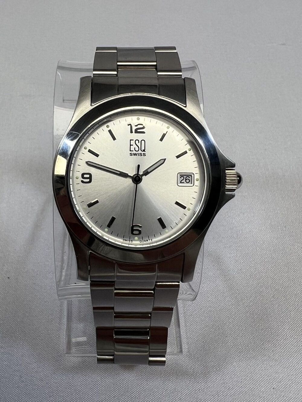 ESQ Swiss E5295 All Stainless Steel Wrist Watch